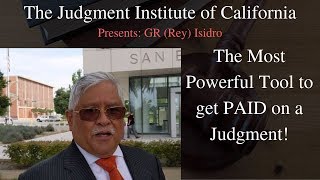 Judgment Debtor Exam California San Bernardino CA (Fontana CA Ranco Cucamonga CA area)