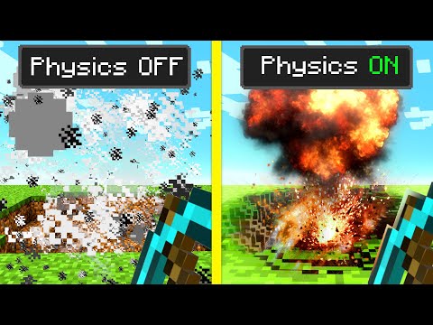 EPIC Minecraft TNT Physics - OFFICIAL EXPLOSIONS!