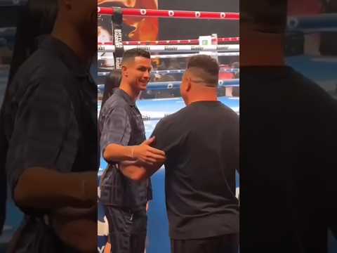 Cristiano Ronaldo meets Ronaldo Nazario at the 'Battle of Baddest '🫂 #cristianoronaldo #ronaldo #r9