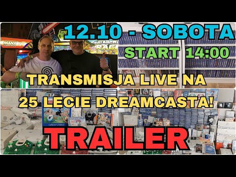 25 Urodziny Konsoli DREAMCAST - Trailer SPECJALNEGO Odcinka Goście: Żusto, Victorino, Kuba Słonka