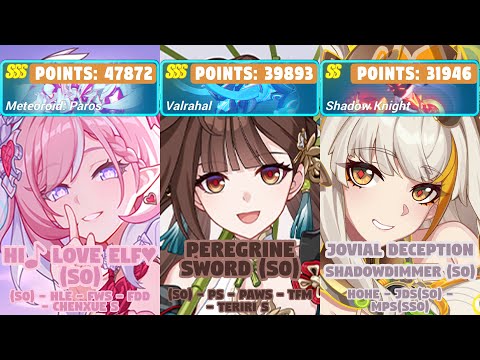 Honkai Impact 3rd: Ex-Memorial Arena | Ver 8.5 W8 | SSS Paros, Valrahal, SS SK | (S0)HLE, PS, JDS