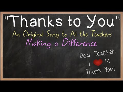 Thanks To You - Teacher Appreciation Teacher Retirement Dia del Maestro Thanksgiving