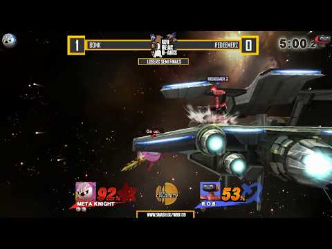 Ultra WBB #139 | Redeemer Z (ROB) vs Bonk! (MK) - Losers Semi Finals - Super Smash Bros. for Wii U