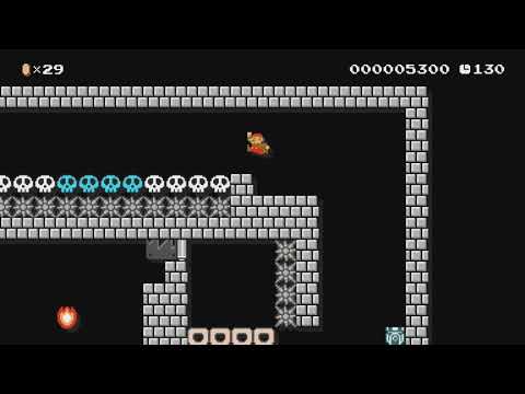 長い長いクッパ城♪ ～レベル1～ long castle by メロディアイ3 - Super Mario Maker - No Commentary 1bp