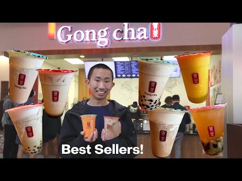 Experimentando o Boba MAIS POPULAR do Gong Cha!