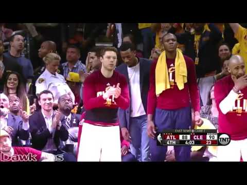 LeBron James Full Highlights 2016 ECSF Game 1 vs Hawks   25 Pts, 9 Assists, 5 Stls!