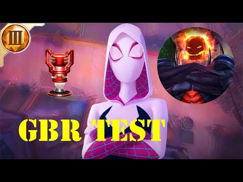 Spider-Gwen vs Dormammu | Spider-Gwen gbr test | Marvel Future Fight