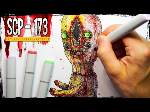 SCP-173 "The Sculpture" (Illustrated) Story + Drawing