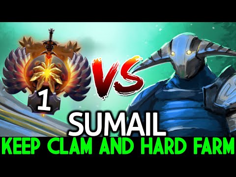 SUMAIL [Sven] Keep Clam and Hard Farm VS TOP 1 MMR Dota 2