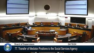 Board of Supervisors - Regular Meeting - 4/16/2024