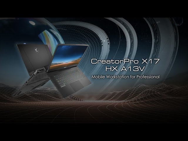 MSI Creator Pro X17HX A13VKS-229ES Intel Core i9-13980HX/128GB/4TB SSD/RTX 3500/17.3" video