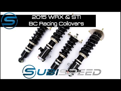 Subispeed - 2015 WRX & STI BC Racing BR Type Coilovers