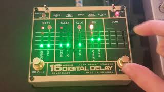 Video thumbnail for 16 Second Digital Delay (Manecolabs EHX clone) by Music Works