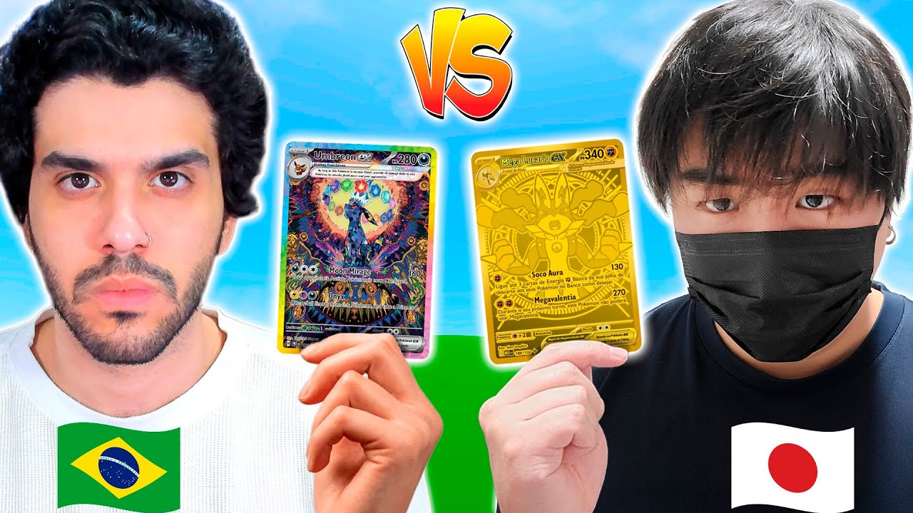 BRASIL VS JAPÃO: QUEM CONSEGUE MAIS CARTAS RARAS?