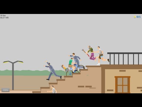 Happy Wheels Part 37 - Zombies In The City
