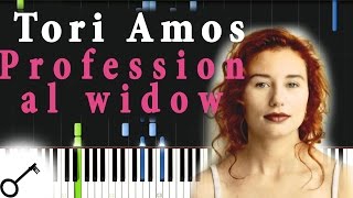 Tori Amos - Professional widow [Piano Tutorial] Synthesia | passkeypiano