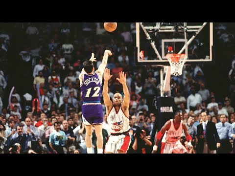 1997 NBA West Finals G6 Utah Jazz at Houston Rockets, May 29, 1997, Minivan-Driving Plumber Slays