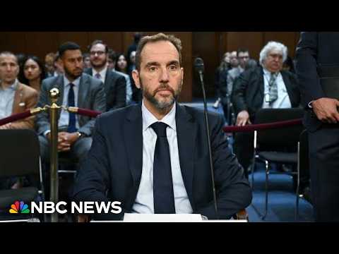 Jack Smith testifies at Senate hearing, defending decision to charge Trump