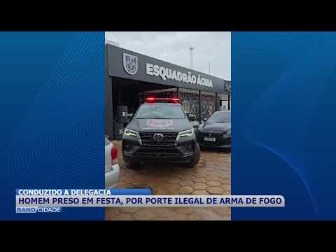 HOMEM PRESO POR PORTE ILEGAL DE ARMAS EM NOVA COLINAS, MARANHÃO