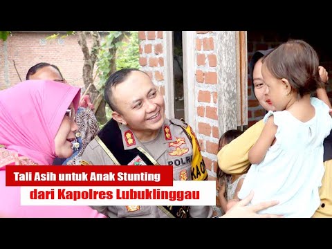 Tali Asih untuk Anak Stunting dari Kapolres Lubuklinggau