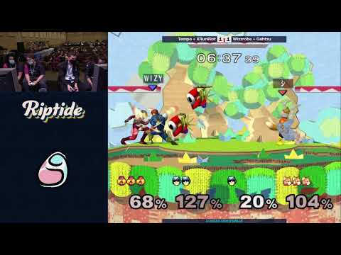 Wizzrobe & Gahtzu vs Tempo & XRunRiot (Loser's Semis) Melee Doubles - Riptide 2021
