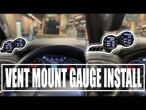 2020 Silverado / Sierra Duramax dual pod gauge install . Banks Power iDash with Block8Head vent pods