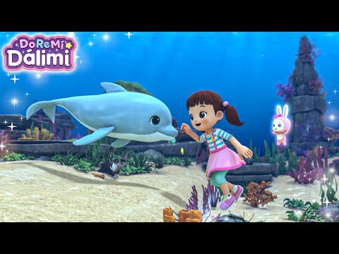 Mi amigo delfín🐬nursery rhyme🍎animación🎹DoReMi Dálimi en Español Latino🎉Episodio2 #S2