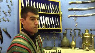 preview picture of video 'Bukhara Uzbekistan crafts, Бухара кузнечное ремесло'