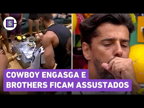 SCARE ON BBB 26! Cowboy chokes and panics the participants; watch the moment