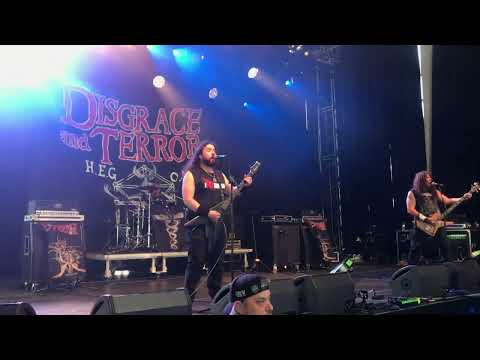 DISGRACE AND TERROR at Huginns Awakening Fest 2024 in Belgium.