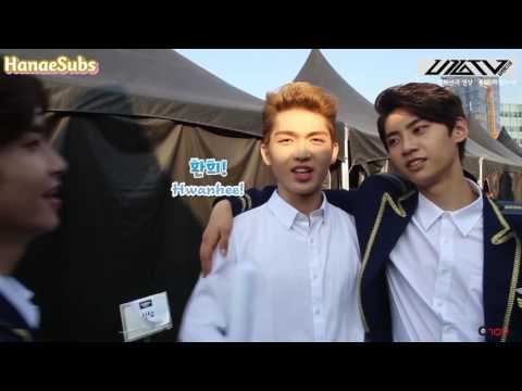 U10TV 10. rész Behind the scene of A video chat with UP10TION (hun sub)