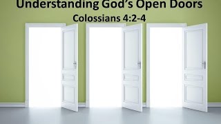 preview picture of video 'Understanding God's Open Doors - Richmond Church of Christ, Richmond KY'