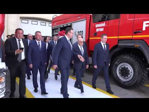 Belarusun Baş naziri Səbail Rayon Yanğından Mühafizə Hissəsində olub