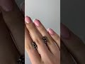 Серебряные серьги с гранатом 1.9ct