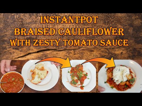 Instant Pot Braised Whole Cauliflower
