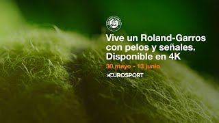 Orange Roland Garros se juega en Eurosport 4K a través de Orange TV anuncio