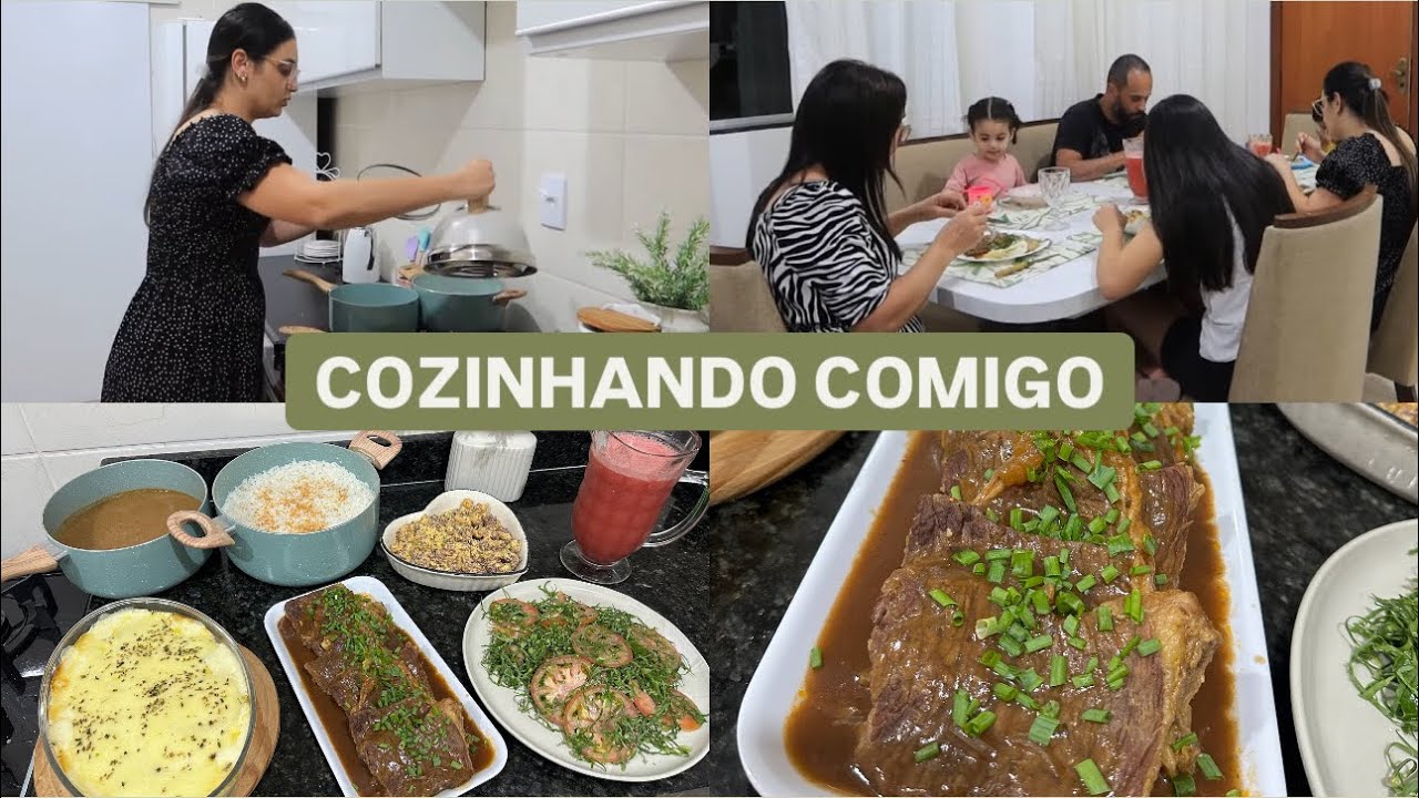 Sugestão almoço de domingo delicioso|batata gratinada|carne de panela ao molho madeira|LAIS VELOSO