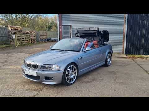 BMW E46 M3 Manual Convertible - 83k Miles - Roof 2 - See oldcolonelcars.co.uk