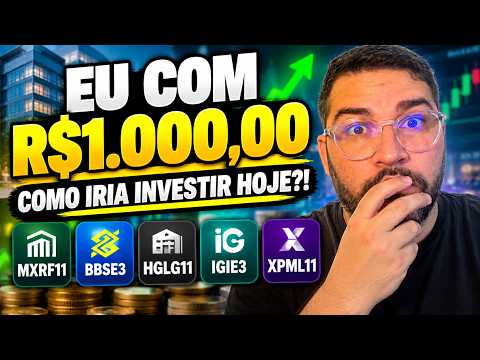 ONDE INVESTIR R$ 1.000 HOJE ! (Passo a Passo Para Iniciantes)