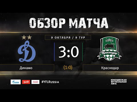 Динамо - Краснодар. Обзор матча | 9 тур | ЮФЛ 2019/20