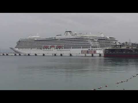 Viking Neptune in port of Kusadasi, Turki🇹🇷#cruiseship