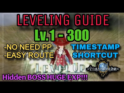 (Toram Online) - Leveling Guide Lv.1-300 (2025)