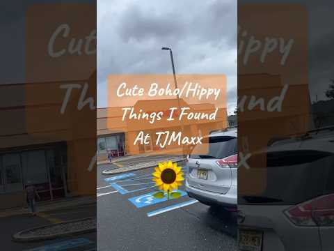 Cute boho/hippy finds at TJMaxx 🌻 #haul #boho #hippy #hippie #tjmaxx #tjmaxxfinds #bohemian