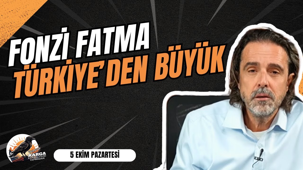 FONZİ FATMA TÜRKİYE'DEN BÜYÜK | KARGA KAHVALTISINI YAPMADAN | 5 EKİM PAZARTESİ | TİMUR SOYKAN