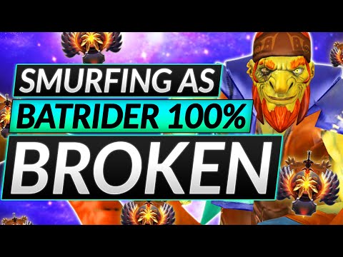SMURFING AS BATRIDER - This Hero Might Just Be My NEW FAVORITE - Dota 2 Guide
