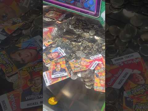I Played The Willy Wonka Coin Pusher! #Arcade