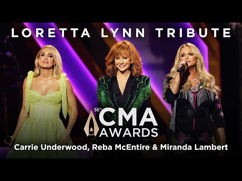 Reba McEntire, Carrie Underwood & Miranda Lambert | Loretta Lynn Tribute - 56th CMA Awards