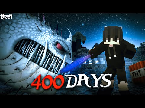 StealBerg - I Survive  400 Days in DRAGON vs VIKINGS in Minecraft (हिंदी)