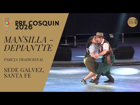 Pareja Tradicional – Chamamé | Mansilla – Depiantte | Pre Cosquín 2026 | Sede Gálvez