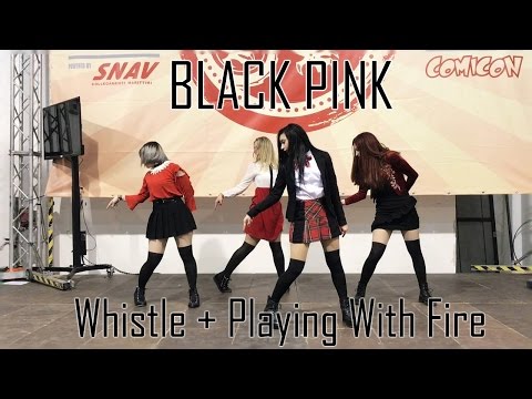 BLACKPINK  - 휘파람 ( Whistle ) + 불장난 ( Playing With Fire ) [ dance cover by Black Hole ]